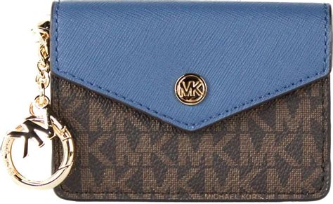 Michael Kors womens Kala Keychain Card Case Brown MK 